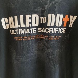 Called to Duty Parody Jesus tshirt